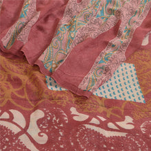 Load image into Gallery viewer, Sanskriti Vintage Sarees Multi 100% Pure Georgette Printed Sari 5yd Craft Fabric
