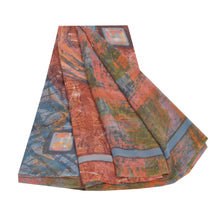 Load image into Gallery viewer, Sanskriti Vintage Indian Sarees Pure Georgette Silk Printed Fabric Craft Sari
