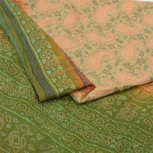 Load image into Gallery viewer, Sanskriti Vintage Indian Sari 100% Pure Silk Bandhani Print/Woven Sarees Fabric
