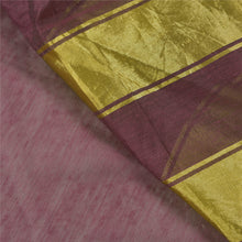 Load image into Gallery viewer, Sanskriti Vintage Purple Indian Sarees Art Silk Woven Premium Sari Craft Fabric
