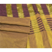 Load image into Gallery viewer, Sanskriti Vintage Purple Indian Sarees Art Silk Woven Premium Sari Craft Fabric
