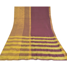 Load image into Gallery viewer, Sanskriti Vintage Purple Indian Sarees Art Silk Woven Premium Sari Craft Fabric
