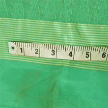 Load image into Gallery viewer, Sanskriti Vintage Green Sarees Blend Cotton Embroidered Premium Sari Fabric
