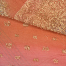 Load image into Gallery viewer, Sanskriti Vintage Peach Sarees 100% Pure Silk Woven Premium Sari Craft Fabric
